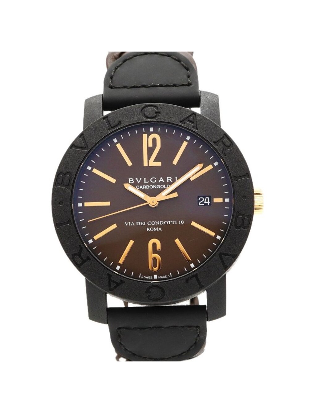 Bvlgari Brown Dial Watch